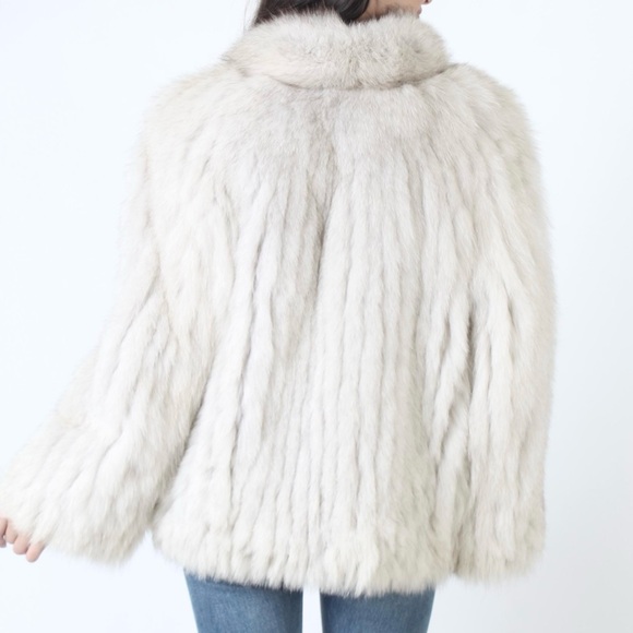 Vintage Saga Blue Fox Fur Coat - Picture 5 of 8